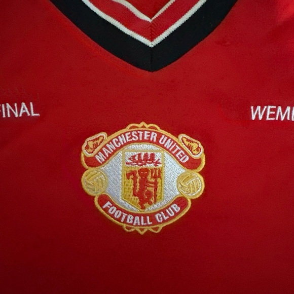 VTG Rare F.A Final, Manchester United, 1985 Wembley Jersey Size XXL - Picture 2 of 6